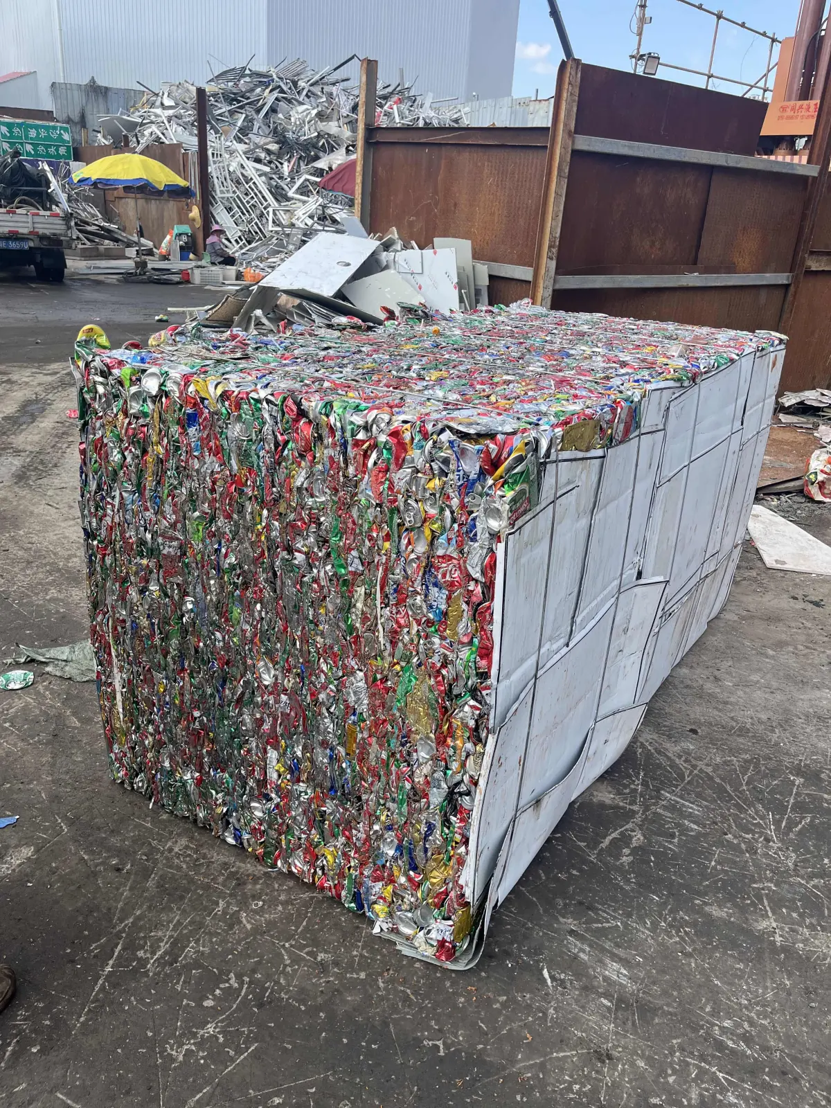 Vertical Stainless Steel & Aluminum Baler