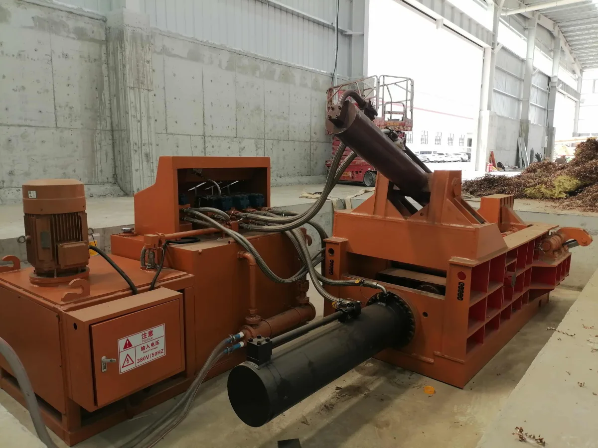 160T Hydraulic Metal Baler for Scrap Copper Recycling in Thailand image 3