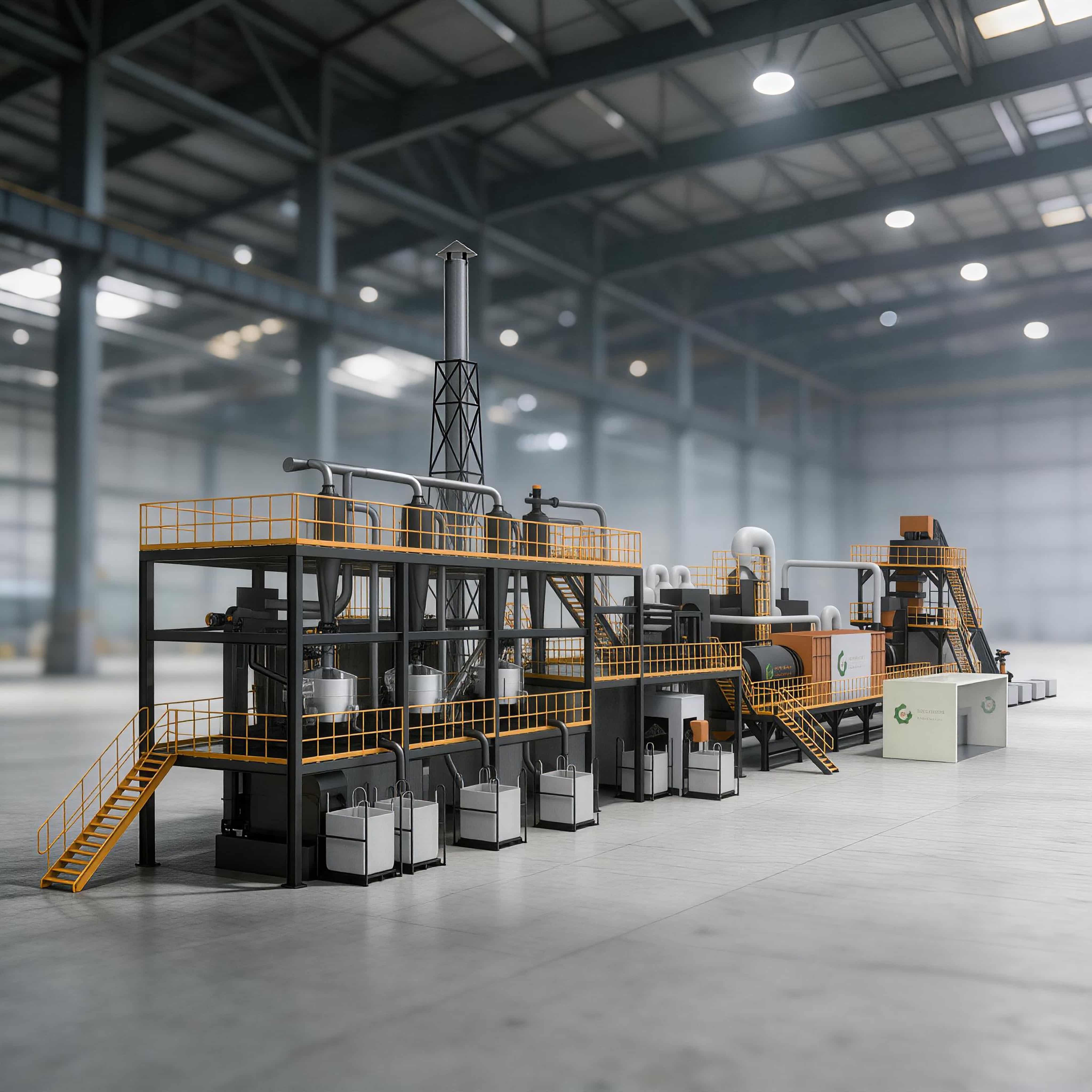 Lithium-ion Battery Crushing and Sorting Solution with Charge