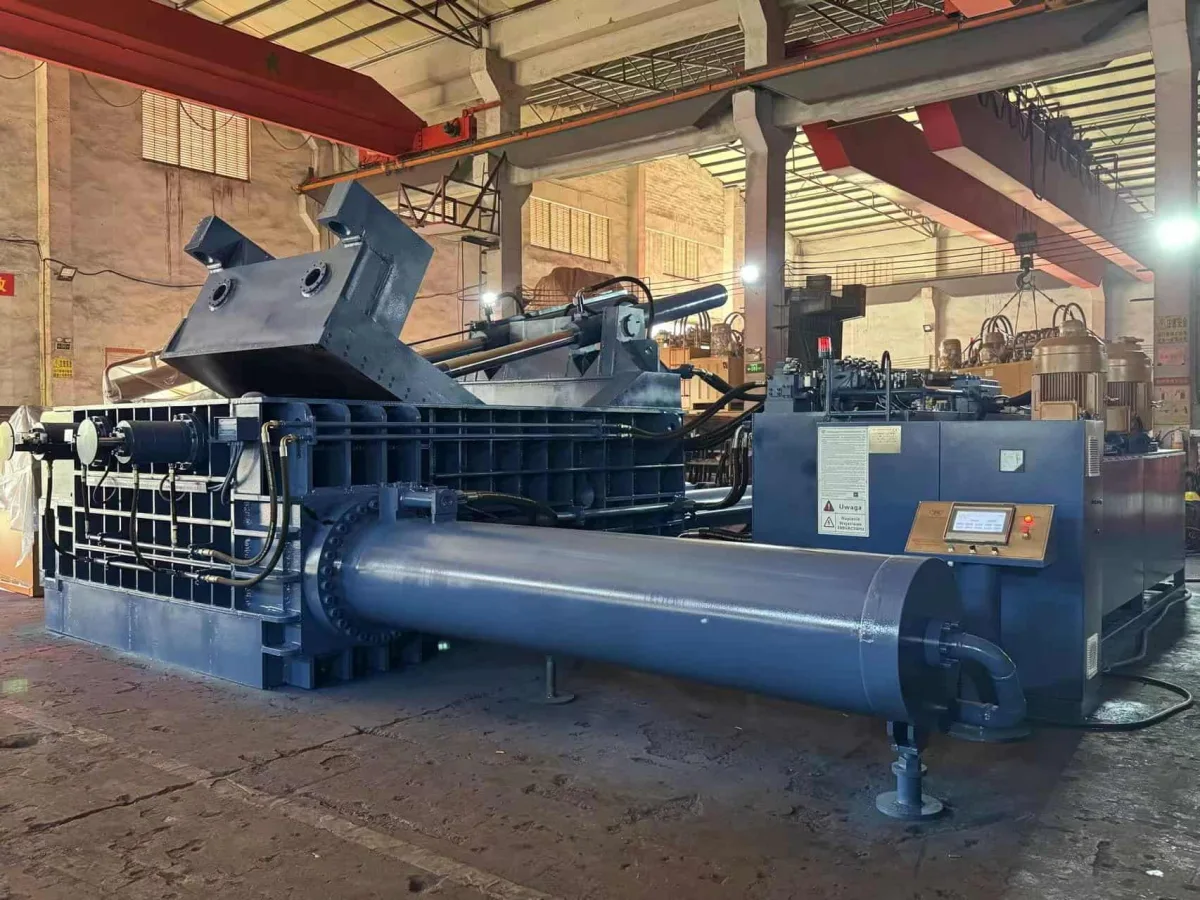 500T Side Push Type Metal Baler Commissioned in Poland image 3