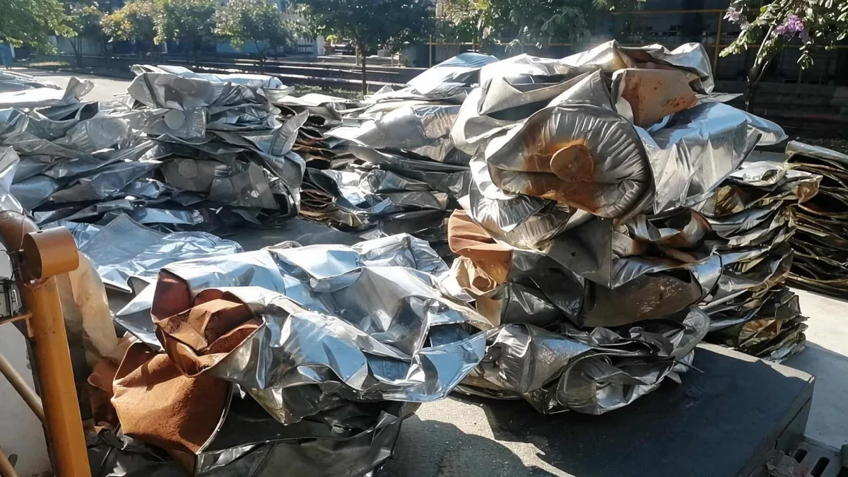 160T Side Push Type Metal Baler for Non-Ferrous Metal Recycling in Vietnam image 2