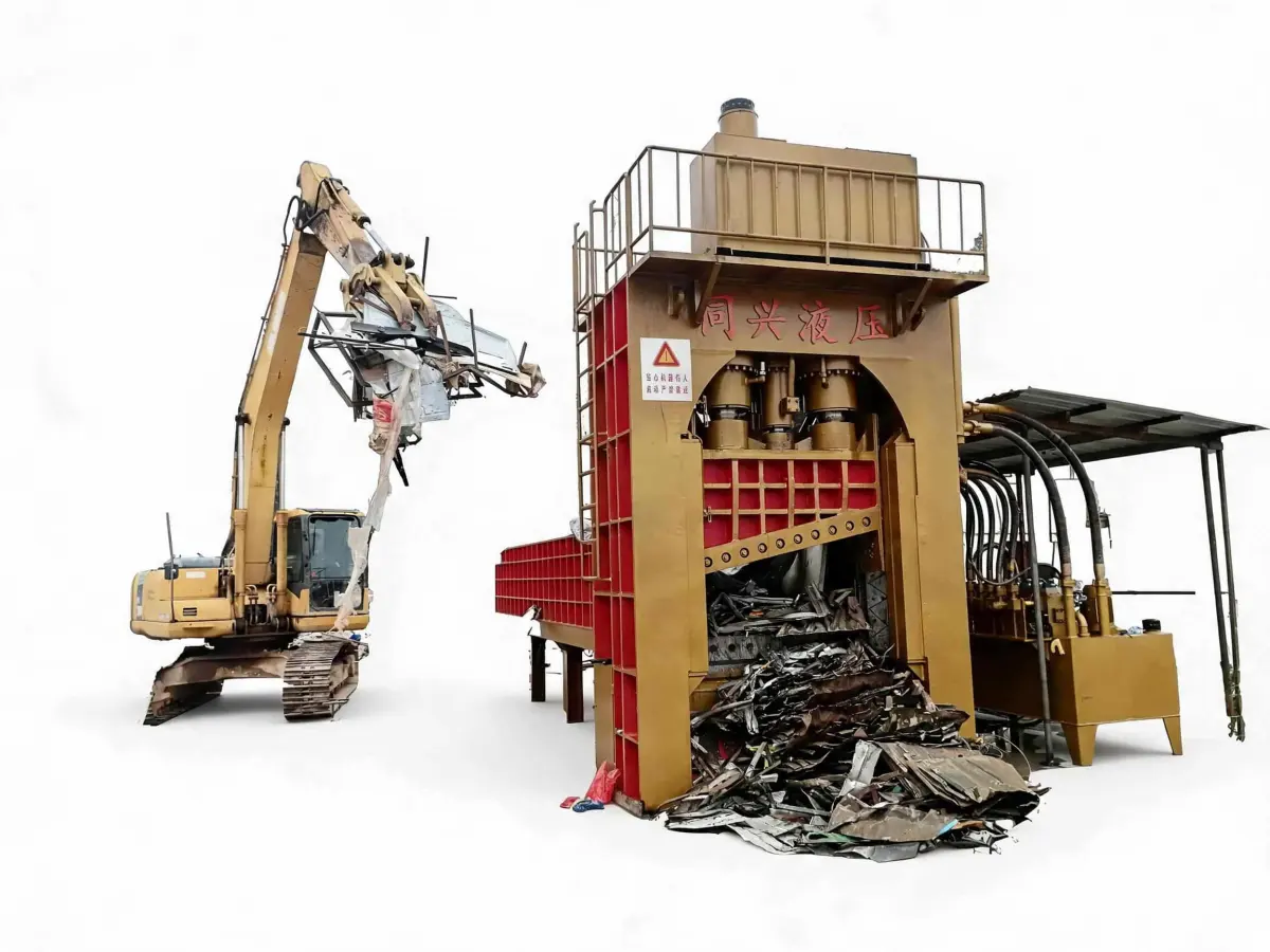 Fast Blade Change Hydraulic Gantry Shear | High-Speed Scrap Steel Cutting