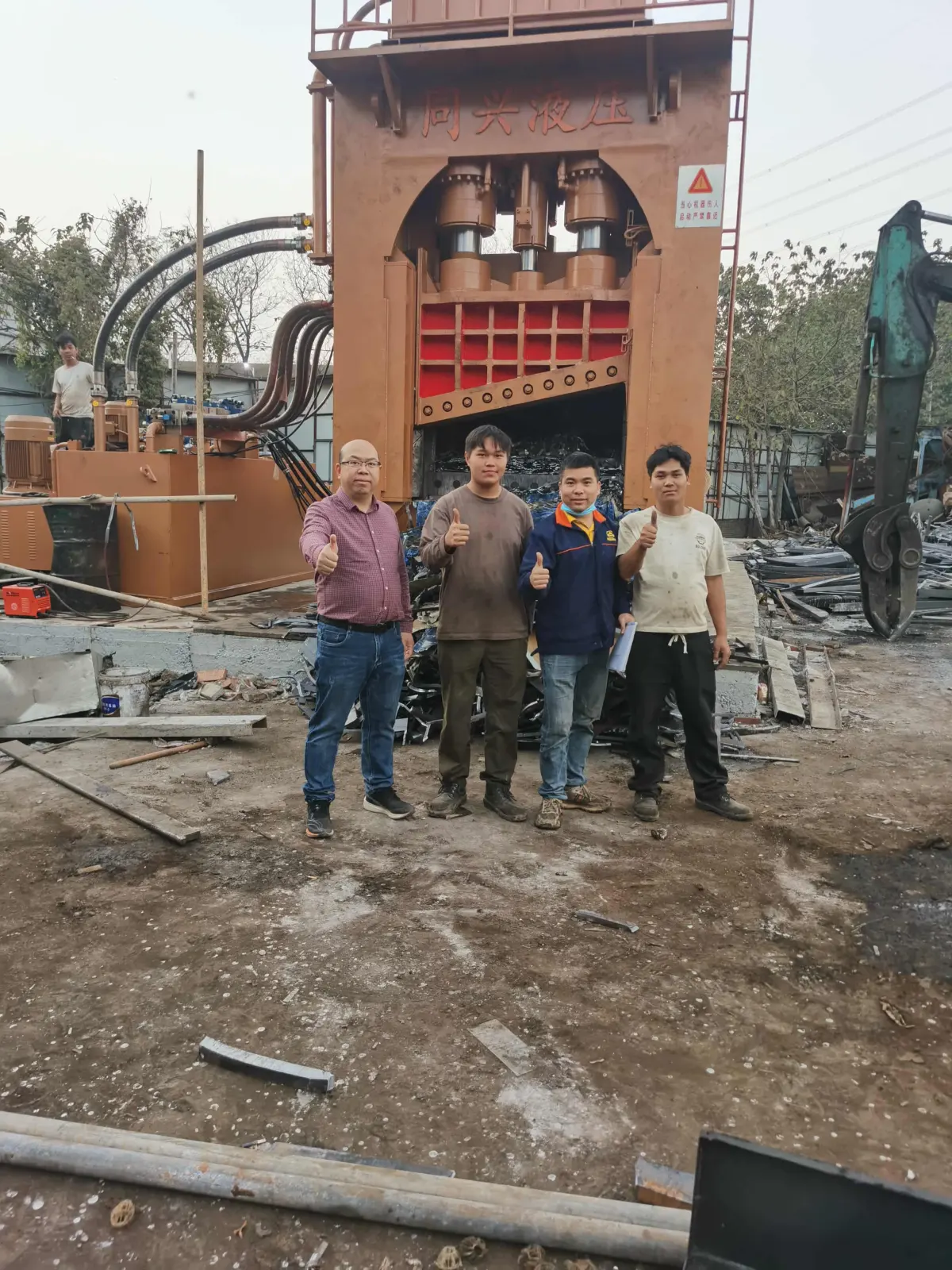 Fast Blade Change Hydraulic Gantry Shear | High-Speed Scrap Steel Cutting