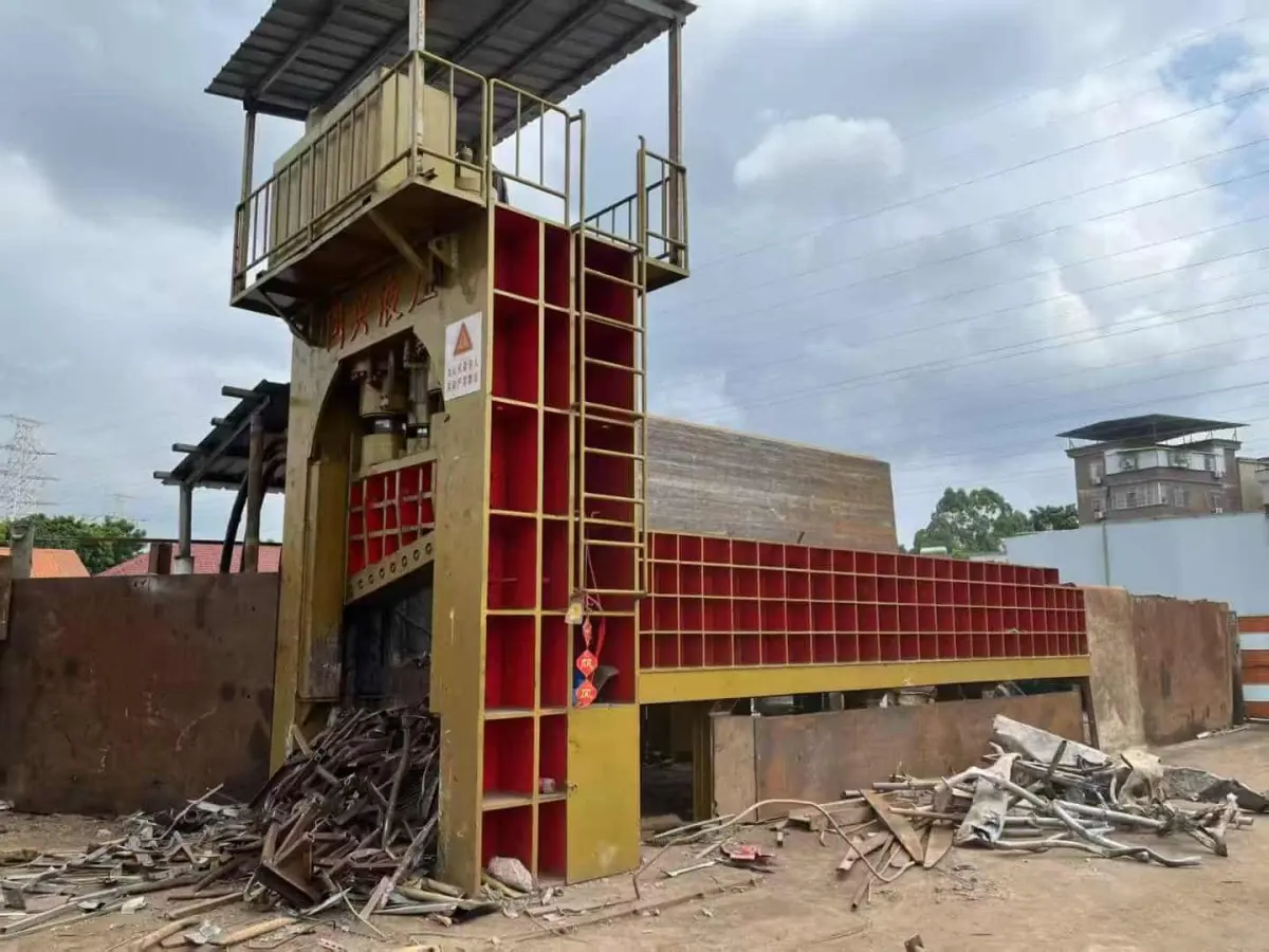 Fast Blade Change Hydraulic Gantry Shear | High-Speed Scrap Steel Cutting