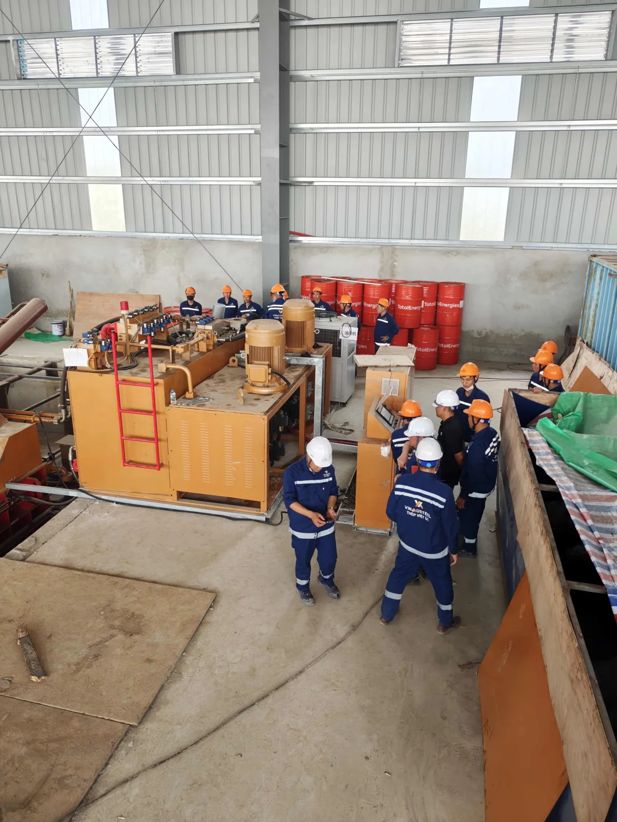 Three 500T Double Main Cylinder Balers Commissioned in Vietnam image 8