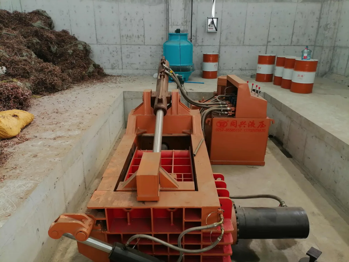 160T Hydraulic Metal Baler for Scrap Copper Recycling in Thailand image 6