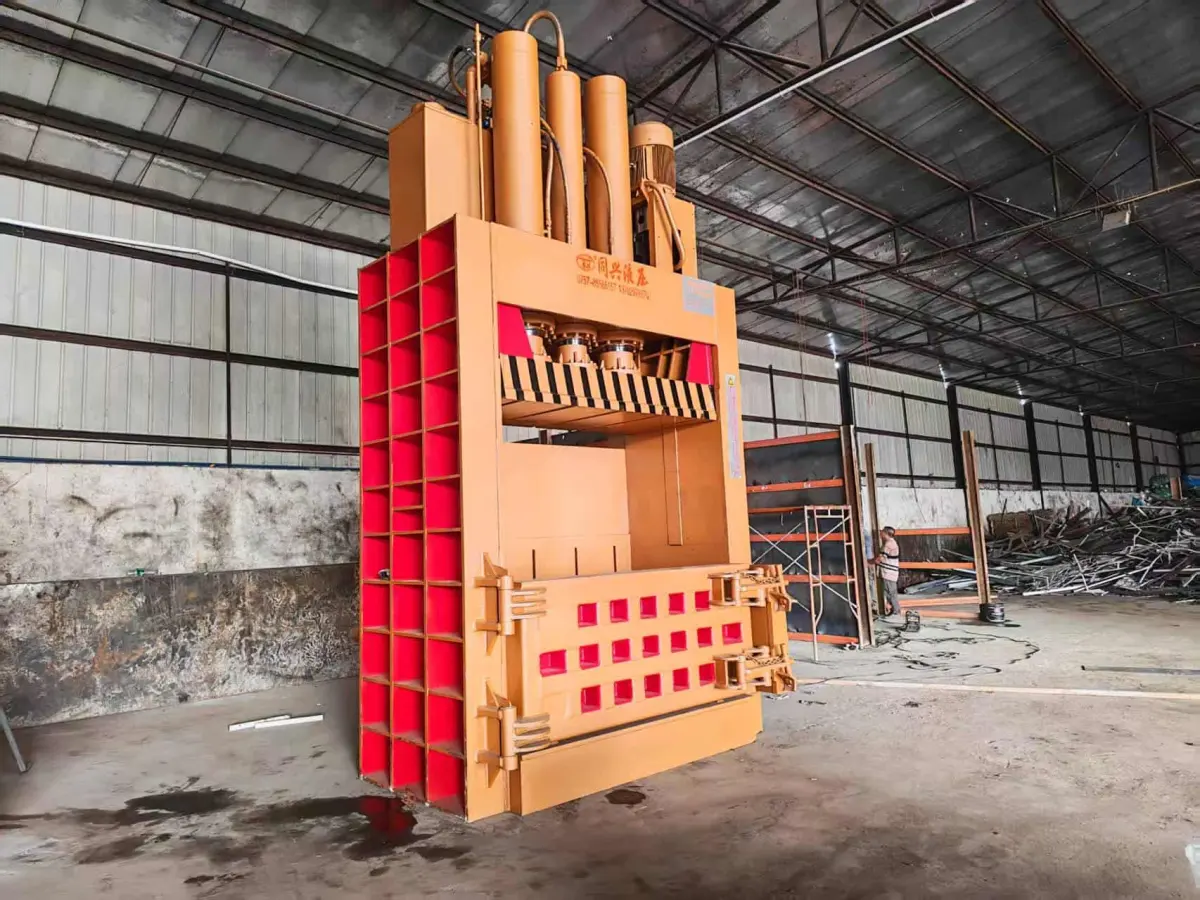 Vertical Stainless Steel & Aluminum Baler