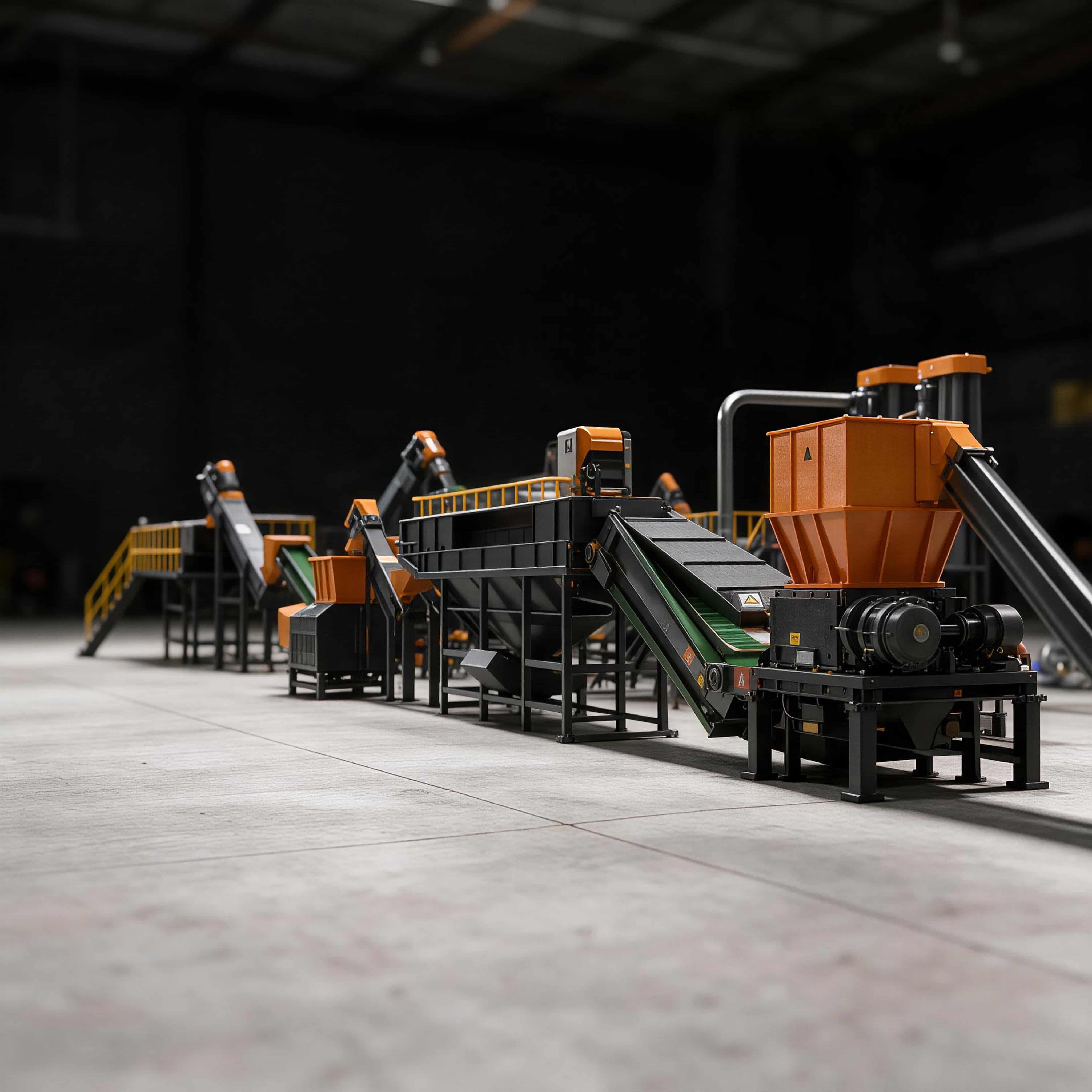 Broken bridge aluminum crushing and recycling treatment solution