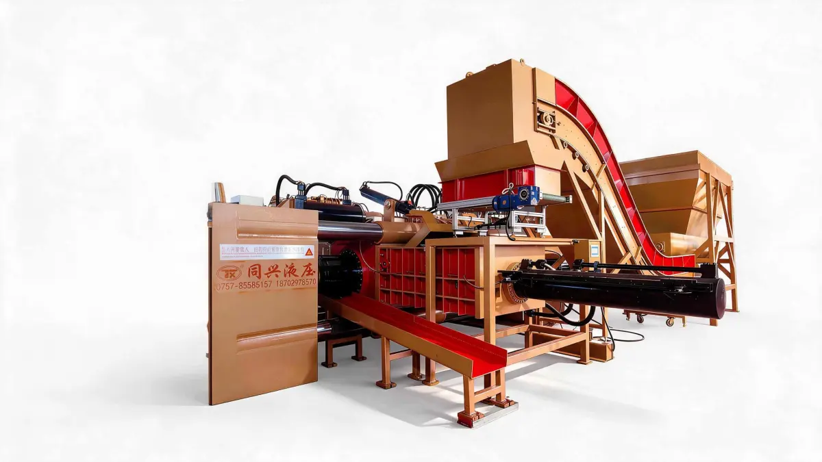 670T–3000T Automatic Horizontal Metal Briquetting Production Line